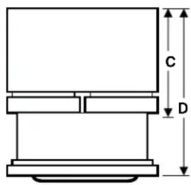 GE GBE21DSKSS - DIMENSIONES DEL ELECTRODOMÉSTICO - 6