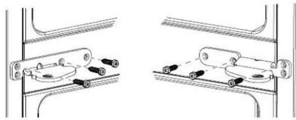 GE GBE21DSKSS - RETIRO DE LAS BISAGRAS CENTRALES Y DE LOS SOPORTES - 2