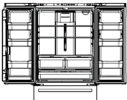 GE GBE21DSKSS - Ensemble sugerido del refrigerador - 2