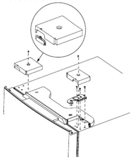 GE GBE21DSKSS - Enlever les PORTES du réfrigérateur (suite) - 1