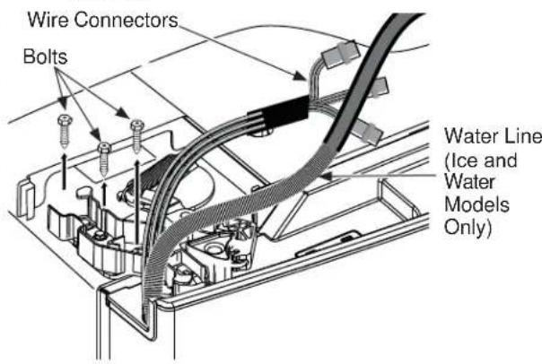 GE GBE21DSKSS - REMOVING LEFT DOOR (cont.) - 3