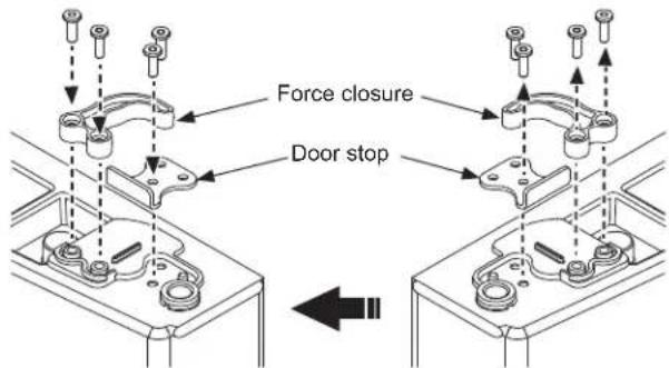 GE GBE21DSKSS - REINSTALL FREEZER DOOR - 1