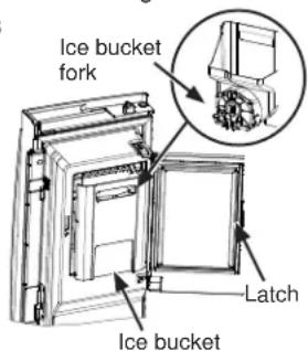GE GBE21DSKSS - Bac à glace dans la porte - 1