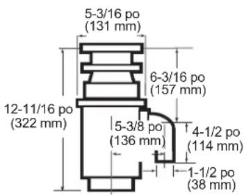 GE GFC530N - DIMENSIONS - 1