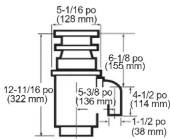 GE GFC530N - DIMENSIONS - 2