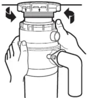 GE GFC530N - VERROUILAGE DE LA BAGUE DE MONTAGE - 1