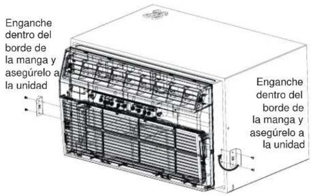 GE AJCM08AWH - Instalación de soportes de seguridad (Es importante instalar这些东西 soportes para estar que el chasis sea empujado hacer la habitación desde el exterior). - 1