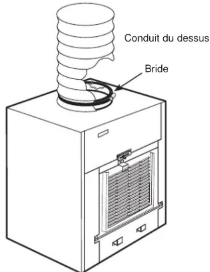 GE AZ91H09D5C - Raccordement du conduit de dessus - 2