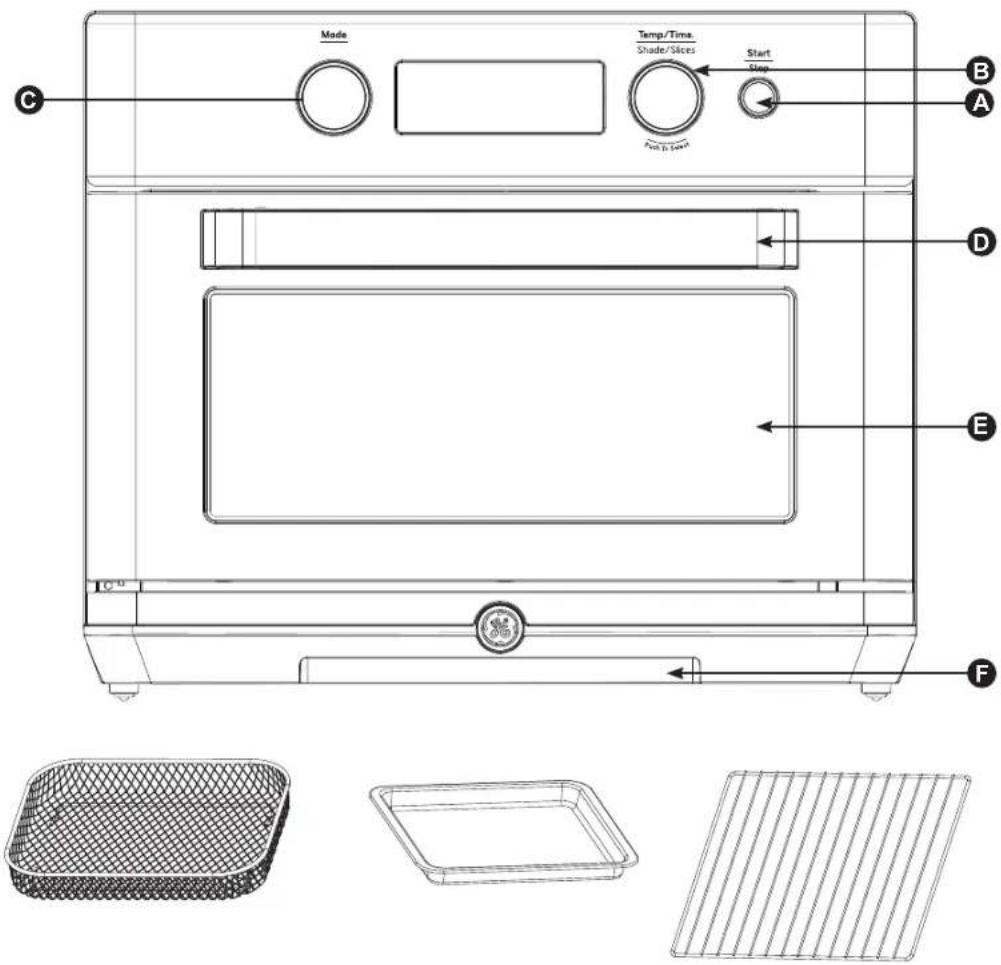 GE G9OAAASSPSS - Parts Included - 1