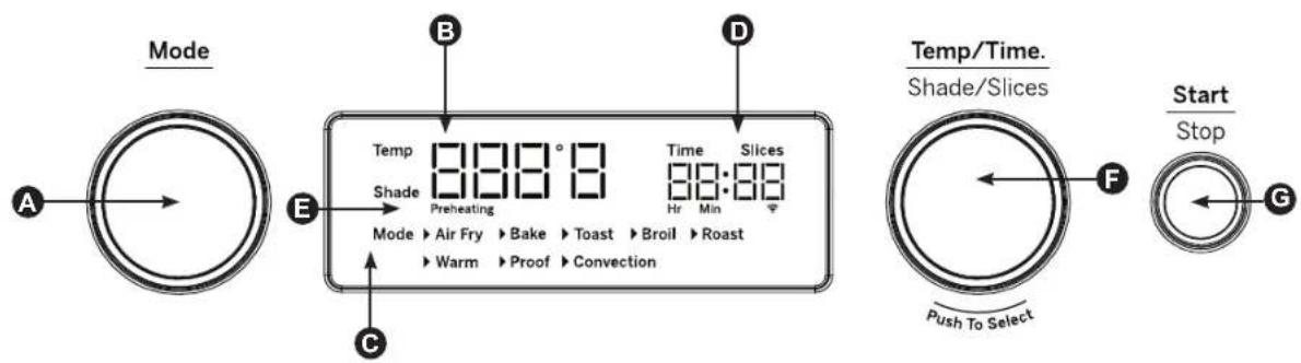GE G9OAAASSPSS - Controls - 1