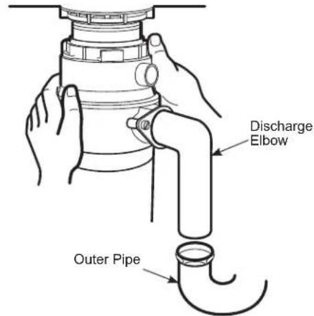 GE GFC1020N - LINE UP WITH OUTLET PIPE - 1