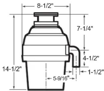 GE GFC1020N - DIMENSIONS - 3