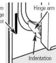 GE Profile PT960SMSS - To replace the door: - 2