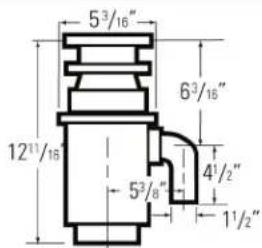 GE GFC535V - DIMENSIONS - 1