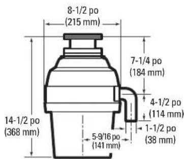 GE GFC535V - DIMENSIONS - 4