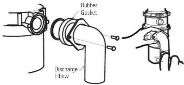 GE GFC535V - CONNECT DISCHARGE ELBOW\* - 1