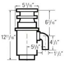 GE GFC535V - DIMENSIONES - 1
