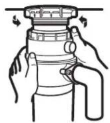 GE GFC535V - VERROUILLAGE DE LA BAGUE DE MONTAGE - 1