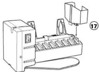 GE IM5SS - INSTALL THE ICEMAKER FILL CUP - 1