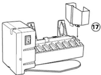 GE IM5SS - Installez le récipient de remplissage de la machine à glaçons - 1