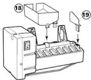 GE IM5SS - Installlez le récipient de remplissage et l'insertion de la machine à glaçons - 1