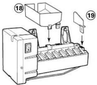 GE IM5SS - 7INSTALL THE ICEMAKER FILL CUP AND INSERT - 1