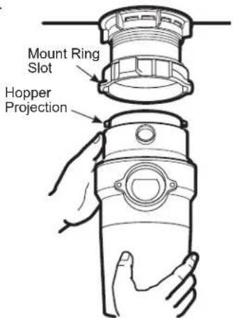 GE GFC325N - ATTACH TO SINK FLANGE - 1