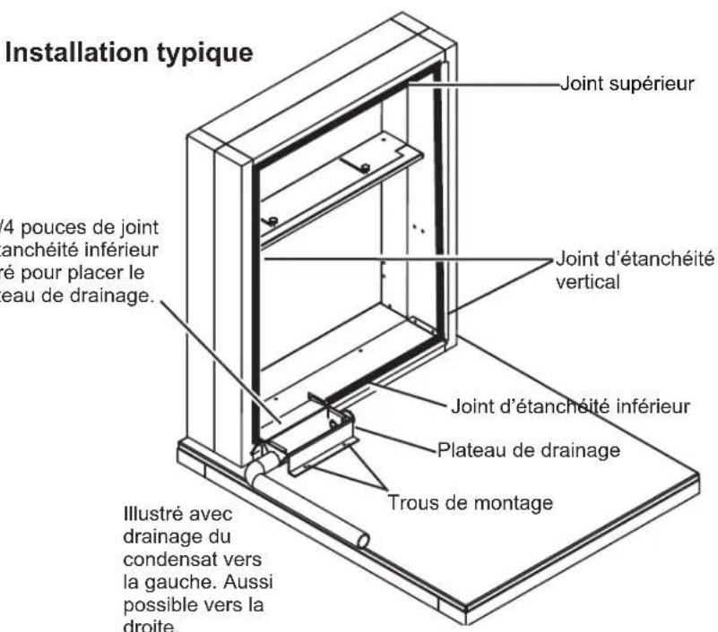 GE AZ91H18D3C - Installation du plateau de drainage - 2