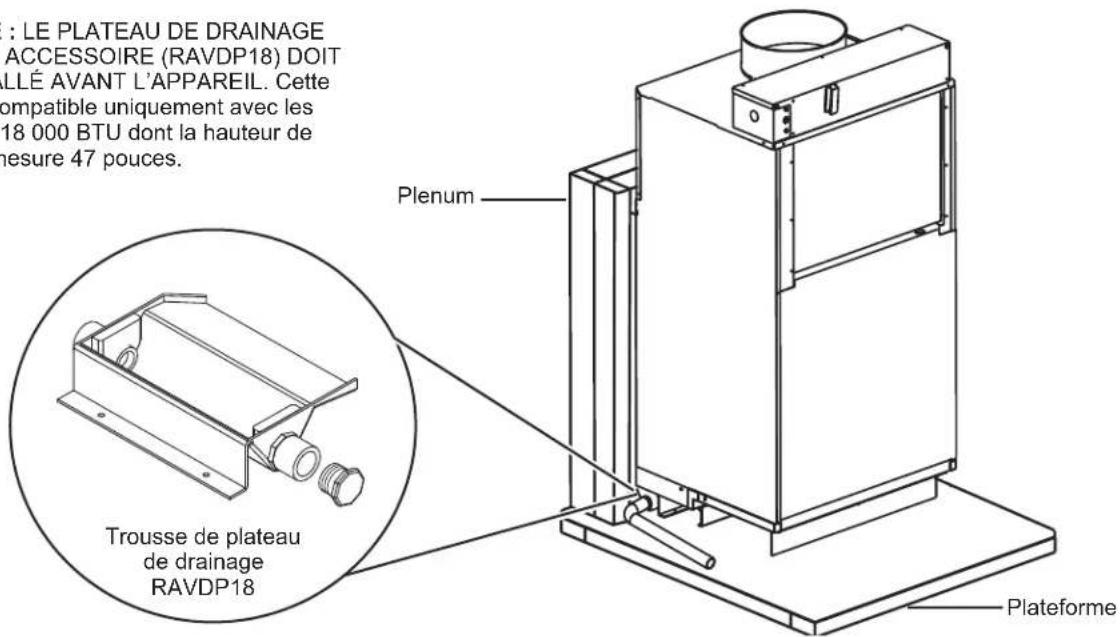GE AZ91H18D3C - Installation du plateau de drainage - 1