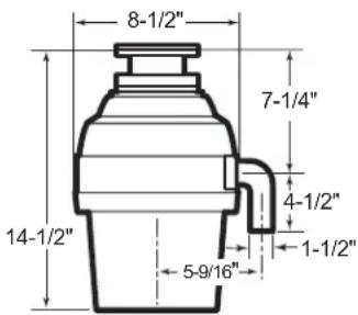 GE GFC535N - DIMENSIONS - 4