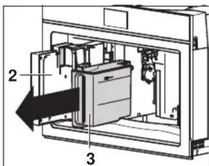 V-ZUG CoffeeCenter V6000 45 - Remplir le réservoir d'eau - 2
