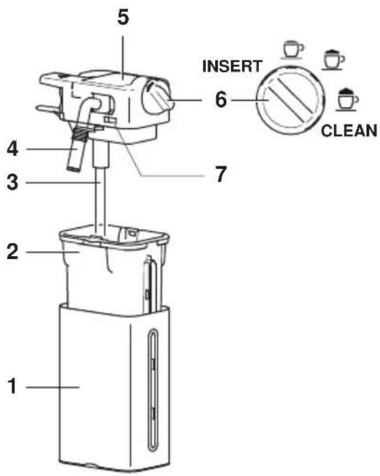 V-ZUG CoffeeCenter V6000 45 - Mousseur à lait - 1