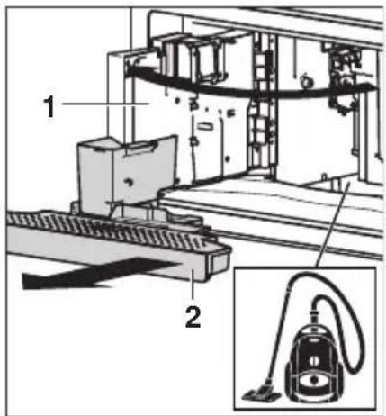 V-ZUG CoffeeCenter V6000 45 - Nettoyer l'intérieur de l'appareil - 3