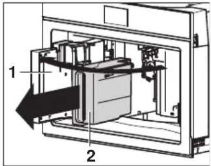 V-ZUG CoffeeCenter V6000 45 - Changer le liquide de rinceage - 1