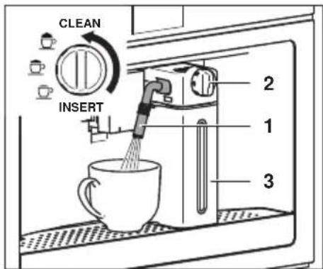 V-ZUG CoffeeCenter V6000 45 - Nettoyer les flexibles interieurs - 2