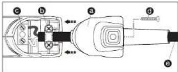 STEINEL HL 1920 E - Cambio del cable (solo HL 2020 E) - 1