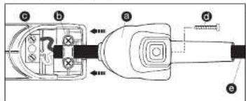 STEINEL HL 1920 E - Kablo degliimi (sadece HL 2020 E) - 1