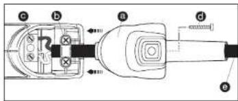 STEINEL HL 1820 S - Byte av natakabel (endast HL 2020 E) - 1