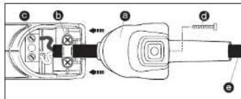 STEINEL HL 1820 S - Laldo keitimas (tik prietaise HL 2020 E) - 1