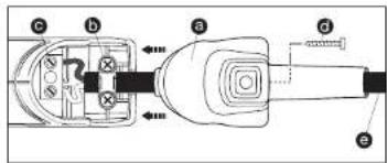 STEINEL HL 1820 S - Kabelwechsel (nur HL 2020 E) - 1