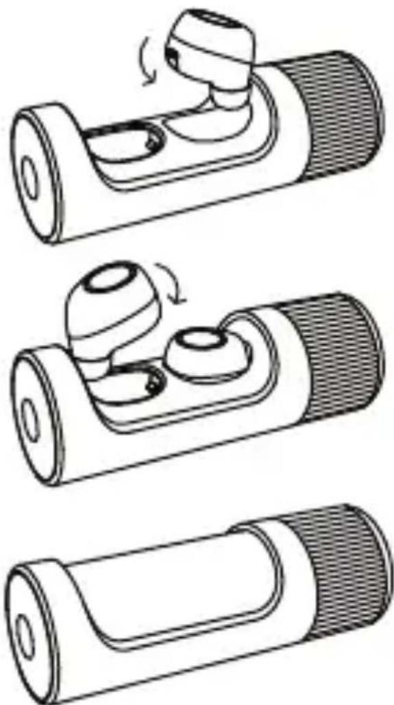 UNIDEN Verve Ones - Chargement des écouteurs-boutons - 1