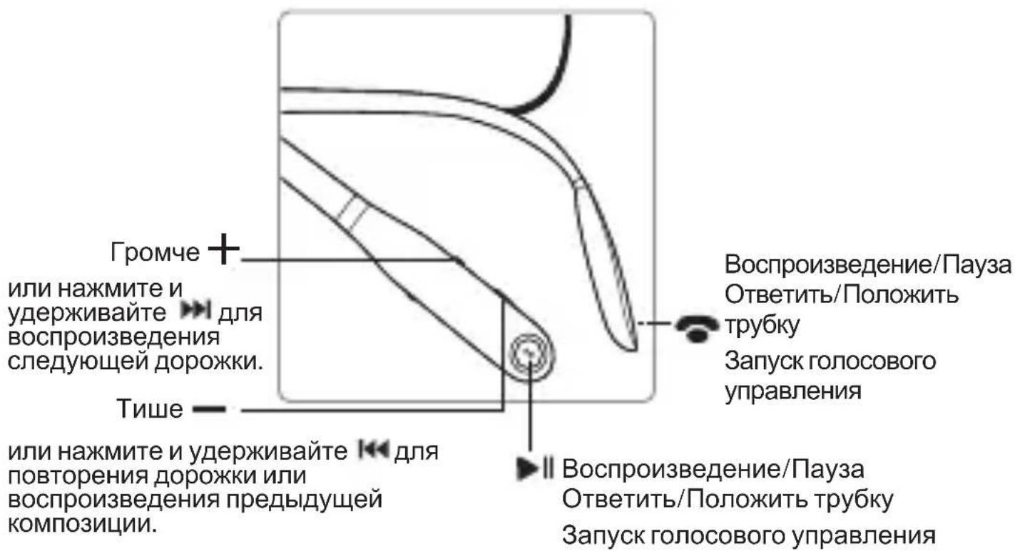 UNIDEN Verve Rider - Управление звонками, музыкой и голосовым управлением - 1