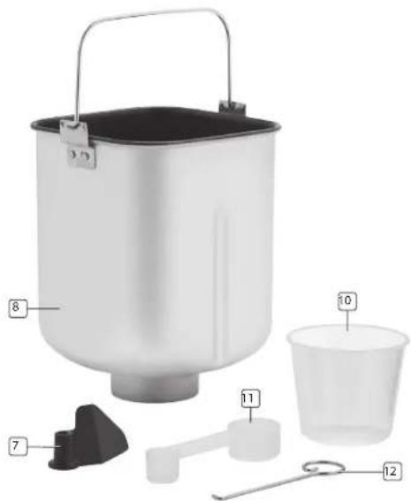 TRISTAR BM4586CH - DESCRIPTION DES PIECES - 2