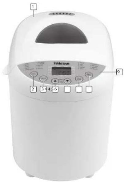 TRISTAR BM4586CH - DESCRIÇAO DAS PEÇAS - 1