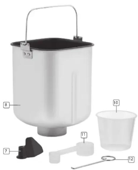 TRISTAR BM4586CH - TEILEBESCHREIBUNG - 2