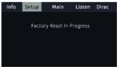NAD M17 V2i - RECUPÉRATION DES RÉGLAGES USINE PAR DÉFAUT DU M17 - 5