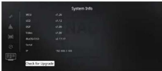 NAD M17 V2i - SYSTEM INFO (INFORMATION SYSTEME) - 1
