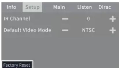NAD M17 V2i - RECUPÉRATION DES RÉGLAGES USINE PAR DÉFAUT DU M17 - 3