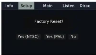 NAD M17 V2i - RECUPÉRATION DES RÉGLAGES USINE PAR DÉFAUT DU M17 - 4