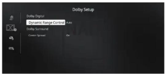 NAD M17 V2i - DOLBY SETUP (CONFIGURATION DOLBY) - 1